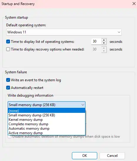 Sửa lỗi debug memory dump