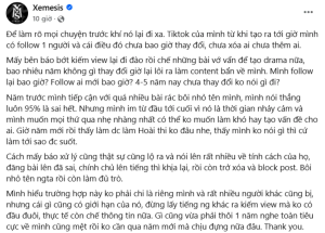 Xemesis đăng bài đính chính thông tin sai sự thật của fanpage kia